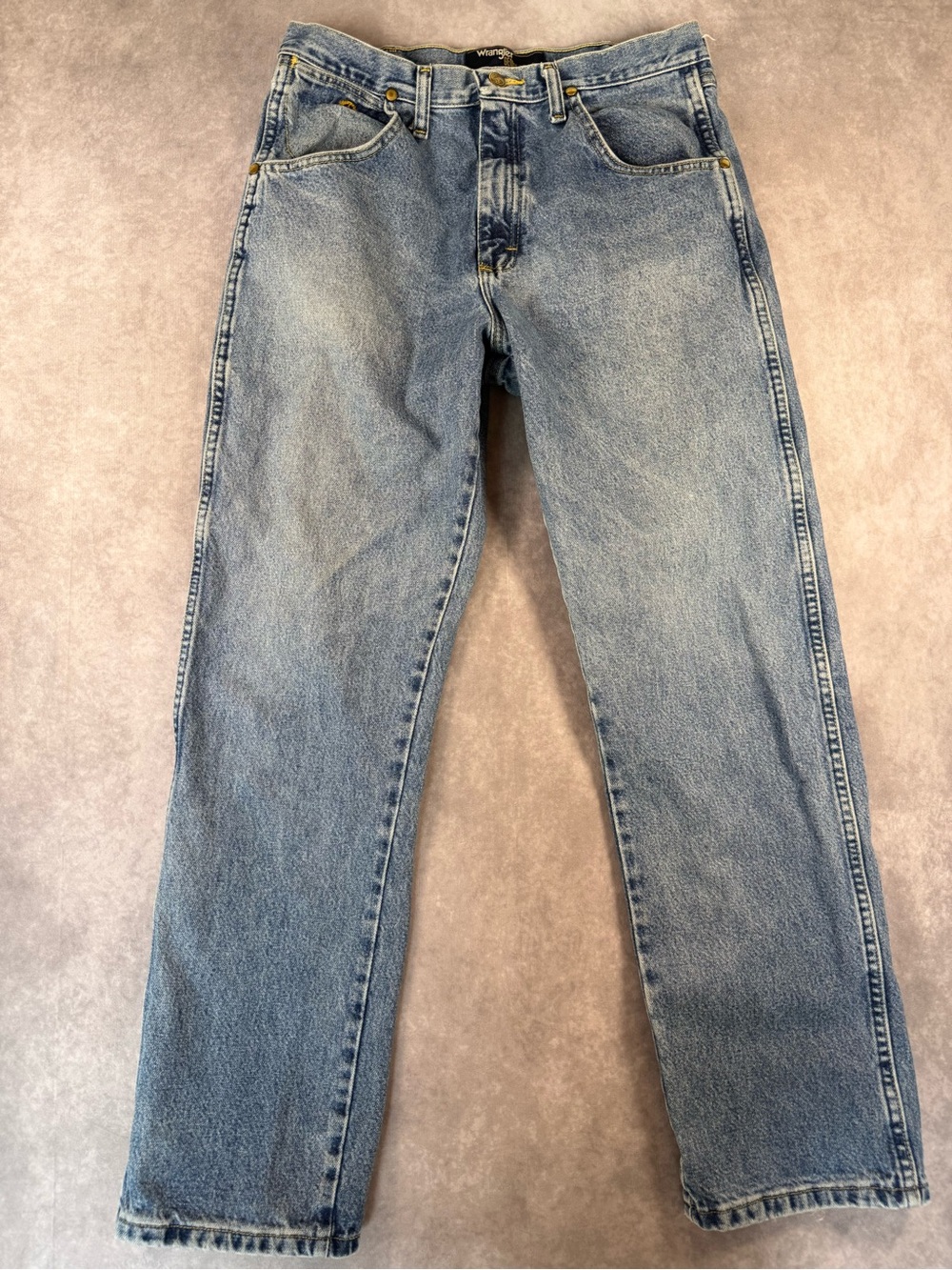 Vintage Y2K Wrangler George Strait Collection Straight Leg Jeans 32x32